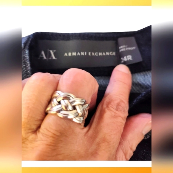 Armani Exchange Brand New Skinny Jeans, Dark Blue, 24R - Picture 8 of 8